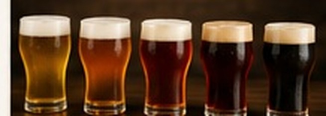 Several beer styles