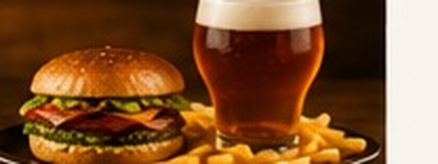 Beer with food